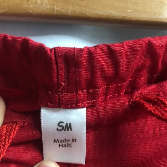 Small red lotus brand scrub pants guc drawstring waist - Picture 6 of 9